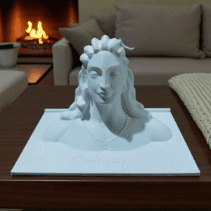 adiyogi 3d printed statue – symbol of meditation and serenity