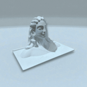 adiyogi 3d printed statue – symbol of meditation and serenity