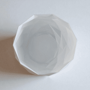 elegant white vase – 3d printed decorative piece