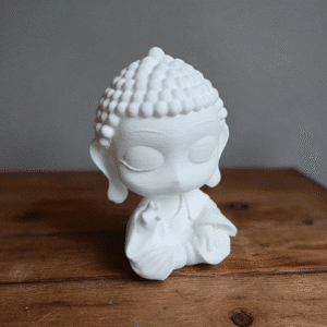 serene buddha – mini 3d printed statue