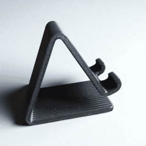 stylish black mobile stand – 3d printed