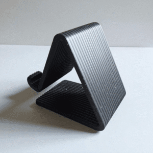 stylish black mobile stand – 3d printed