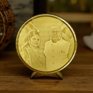 custom round lithophane photo frame – 3d printed with 12v adapter