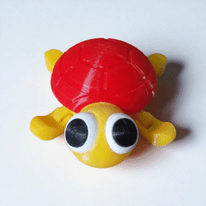 cute turtle toy combo – 3d printed (set of 2)
