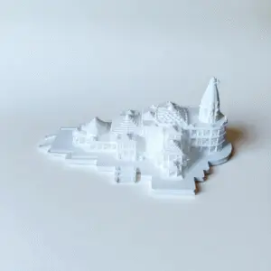 mini ram mandir sculpture – 3d printed