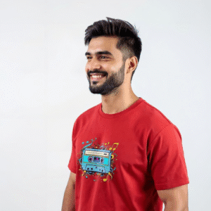 red music graphic t shirt