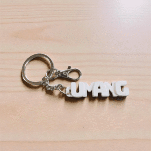 Shop Personalized 3D Printed Name Keychain – Custom Text